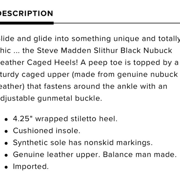 Steve Madden Cage Heels - Picture 5 of 5